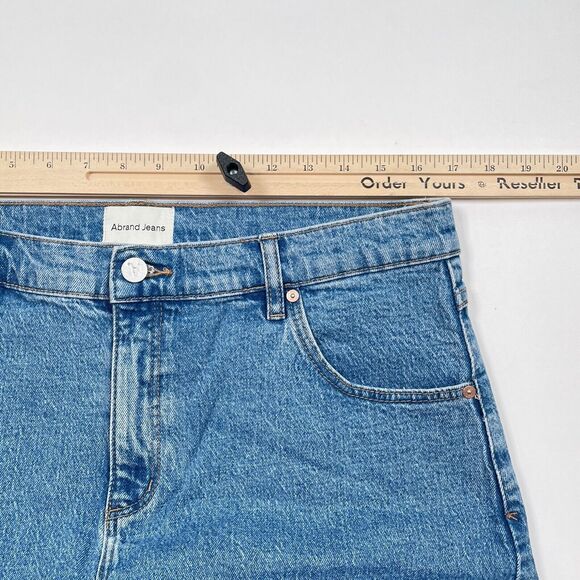 Abrand Jeans Maxi Skirt Size 32 / AU 14 Debbie Denim Slit Front Long NEW - Picture 11 of 12